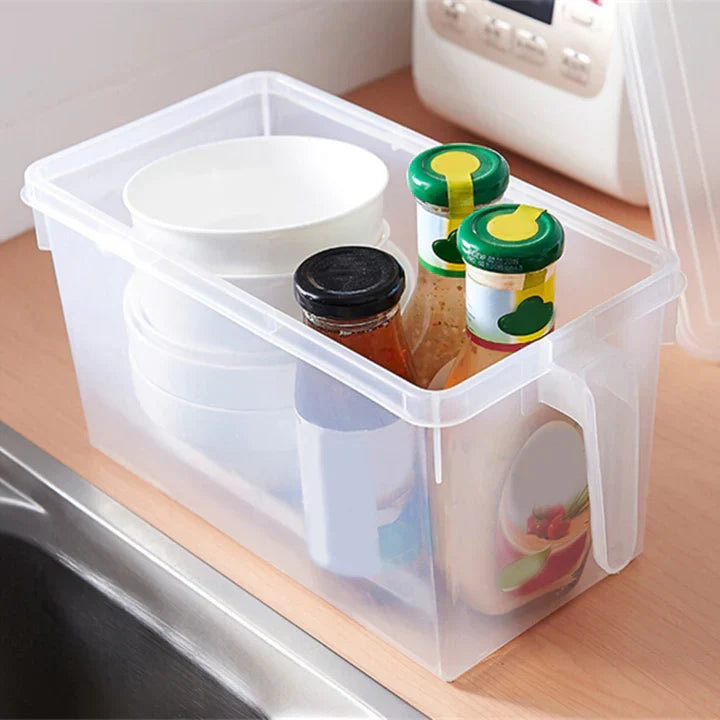 Unbreakable Kitchen Storage Boxes for Smart Organizing (Pack of 6)