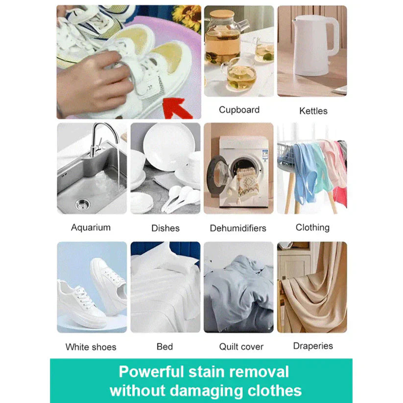 8 in 1 Colour Bleach Stain Remover+Stain Remover (Buy 1 Get 1 Free)